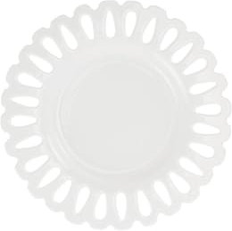 LA PORCELLANA BIANCA Giulietta - Plato para pan de porcelana blanca de 15 cm