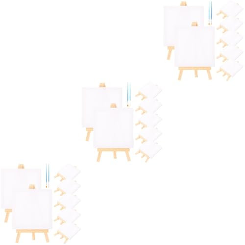 Operitacx 3sätze Dekorativen Mini-leinwänden Und Stabilen Staffeleien Teiliges Malset Für Kreative Projekte Geeignet Für Öl Aquarellfarben Für Künstler Und Hobbyisten