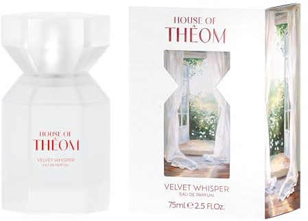 HOUSE OF THOM Velvet Whisper Eau de Parfum 75 ml – fräsch blomma doft damer | Mandarin & apelsinblomma, blommig och pulverrig, fräsch doft, långvarig