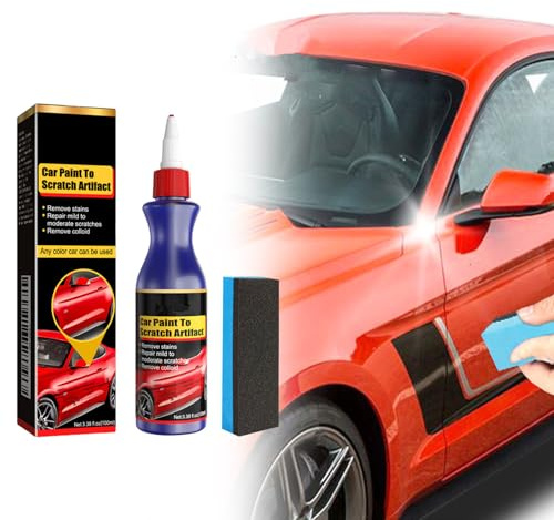 Kit de Eliminación de Arañazos de Coche,Kit de Reparación de Removedor de Rayones de Coche,Removedor de Rayones de Coche for Arañazos Profundos,Cera Reparadora De Arañazos Para Esmalte