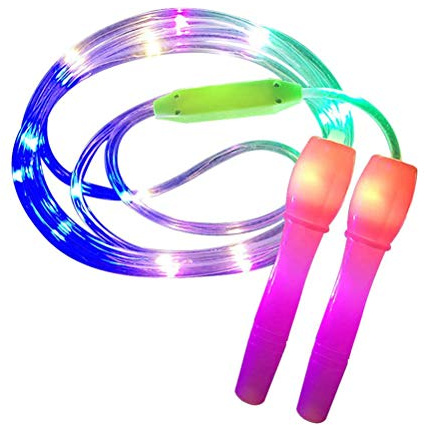 Einsgut LED-hopprep för barn, justerbar längd för barn, flickor, pojkar