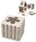 24er-Set 30 × 30 × 0,9 cm Kinder Puzzlematte Eva Schaumstoff Bodenmatten Wasserdicht Spielmatten Krabbelmatte Schutzmatte, Braun+Beige