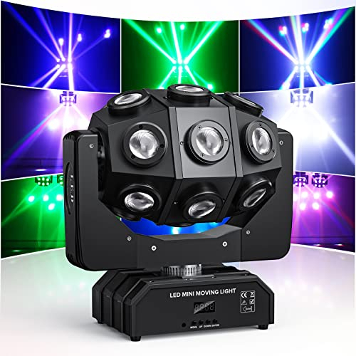 Moving Head 180W LED Disco licht RGBW Partylicht dmx - 512 Bühnenlichter DJ lichter für Bar Effektstrahler Club Hochzeit Weihnachten Lichttechnik