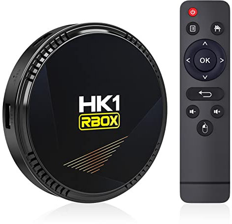 Android tv box, HK1 Android 12.0 Allwinner H618 Quadcore 4GB RAM 32GB ROM Mali-G31 MP2 GPU Supporto 8K 3D 1080P 2.4/5.0GHz WIFI6 BT5.0 10/100M Ethernet DLNA HDR10 HDMI 2.0 Smart TV BOX