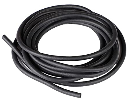 TOP-VIGOR Bande d'étanchéité en mousse EPDM, longueur 3 m, diamètre 18 mm, bande ronde en mousse solide, bande d'étanchéité en caoutchouc pour joint, tuyau en mousse, artisanat
