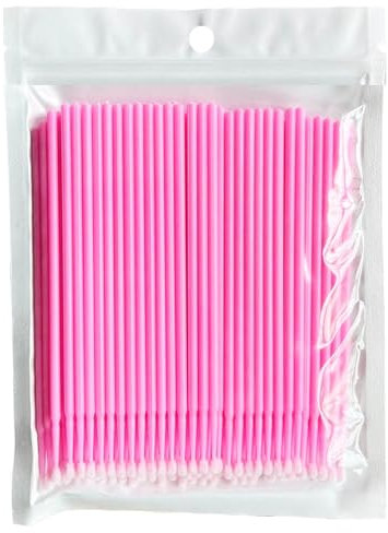 100 Pcs Micro Applicator Brushes Applicator Eye Extension Micro Make Up Mascara Brushes for Makeup, Eyelash Extensions
