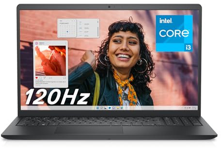 Dell Inspiron 15 3530 Laptop 15.6 Inch FHD (1920 x 1080) Display, Intel Core i3-1305U, 8 GB RAM, 256 GB SSD, Intel UHD Graphics, Fingerprint Reader, German Backlit Keyboard, Windows 11 Home, Black