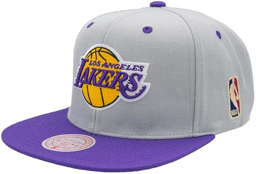 Mitchell & Ness NBA/HWC Special Snapback - Los Angeles Lakers, Grau/Lila