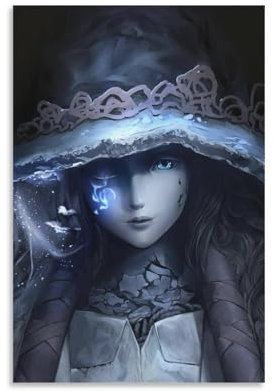DMYTDYQK Elden Ring-Poster, Videospiel-Poster, Ranni-Poster, 6 Stück, Leinwand-Poster, Schlafzimmer, Dekoration, Landschaft, Büro, Raumdekoration, Geschenk, 20 x 30 cm