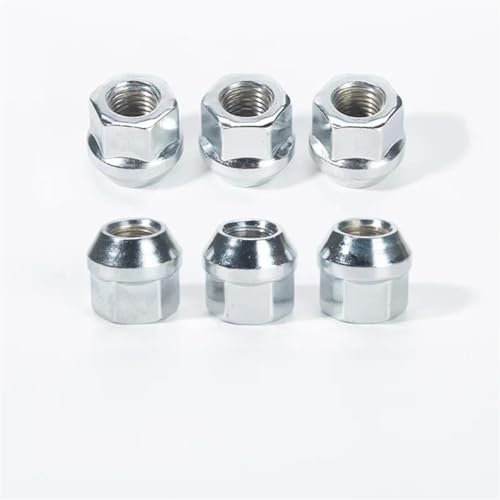 Contratuerca De Rueda 6 Tuercas Extremo Abierto 3/4 (19 Mm) Hexagonales 0,83 Pulgadas (21 Mm) Altura, Tuercas Rueda Asiento Cónico M12x1.25,M12x1.5,M14x1.5,M14x2,1-2-20 Tuercas Cubo Rueda(1-2-20)