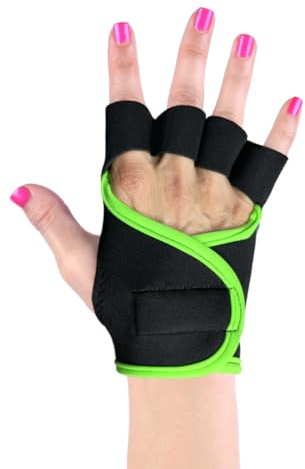 G-Loves Women's G3 Workout Gloves | Exercise Gym Fitness Weightlifting Bodybuilding Training Non-Slip Silicone Grip Breathable Neoprene (Misery Business, Medium)