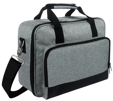 Projektor Tragetasche mit Zubehörtaschen, Projektor Reisetasche Beamertasche, Projektor Aufbewahrungstasche, Tragbare Projektor Organizer Projektortasche für Meisten Projektor, 36x28x10cm