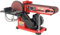 Belt Sander with 4 x 36 Belt & 6 Disc, Steel Base, Dust Ports, Sandpapers Included - Heavy-Duty Woodworking Tool (BD46N-II Belt-Disc Sander with Dust)