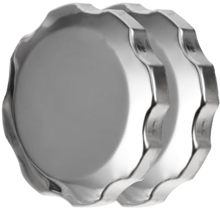 Ciieeo 2 Piezas Tapas Del Tanque De Combustible Para Generador 2.76X2.76 Pulgadas Repuesto Compatible Fácil Instalación Para Equipos De Gasolina