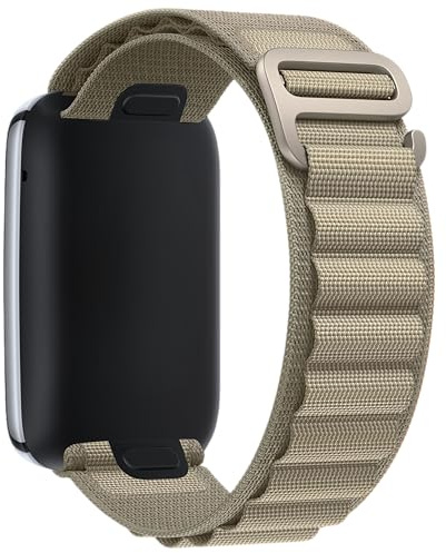 Nylon Loop Band Compatible with Apple Watch Ultra3/2/1 SE3/2/1 Series11/10/9/8/7/6/5/4/3/2/1 – Justerbart, lätt, andningsbart G-Hook-outdoorarmband för 38/40/41/42/44/45/46/49 mm