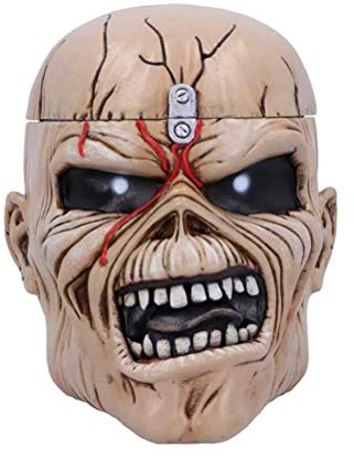 Nemesis Now Officially Licensed Iron Maiden The Trooper Box 18cm, Resin, Beige