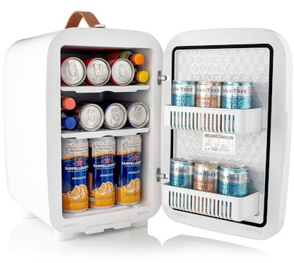 Subcold Pro15 Luxury Mini Fridge Cooler | Compact 15L Portable Small Fridge 12v & 240v | Efficient Quiet Cooling System | Ideal for Bedroom, Office, Beauty & Car (Grey)