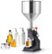 VEVOR 5–50 ml Abfüllmaschine Manuell Flüssigkeitsabfüllmaschine aus lebensmittelechtem Edelstahl 304 Silikon PTFE Filling Machine Inkl. zwei Düsen 4 mm / 8 mm ideal zum Abfüllen von Honig Öl Essenz