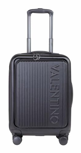 VALENTINO Lexplor Carry On S Nero - Carro con Ruedas, Negro