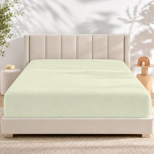 100% Brushed Cotton Soft Flannelette 30CM Fitted Sheets Double size Thermal Soft Luxury Warm Flannel Extra Deep Cozy Bottom Bed Cover