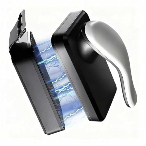 se7enseason 2-in-1 Aquarium magnetic Fish Tank Cleaner with Removable Scraper, FishTank Magnetic glass cleaner for Fresh & Saltwater (up to 8 mm Glass Thickness), Magnetic Window Cleaner for Aquarium