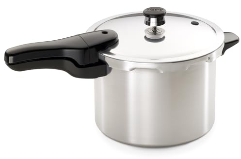 Presto 01264 6-Quart Aluminum Pressure Cooker, Silver