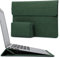 HYZUO 15-16 Zoll Laptop Hülle Laptophülle mit Standfunktion für MacBook Pro 16 M4/M3/M2/M1 Pro/Max 2025-2019, XPS 15, MacBook Pro 15 2015-2012, Samsung Galaxy Book Flex/Pro 15, Mitternacht Grün