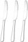 ELEGANTTIN Dinner Knives Set of 3 Table Knife 8.5 Inch Grade Stainless Steel Knives Cutlery Knives Only Dishwasher Safe Table Knives kitchen Knives in Home Kitchen or Restaurant, Silver