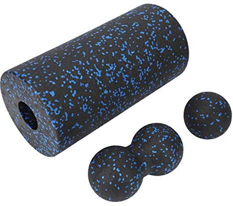 Faszien Starter Set Faszienrollen Faszienbälle für Verspannungen Verklebungen, Faszientraining Set Faszienrolle Duoball von Faszien und die Regeneration der Muskeln