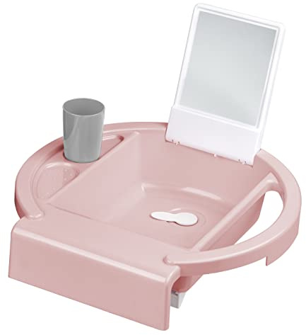Rotho Babydesign Kiddy Wash, mjuk rosa/vit/stengrå, 1,0 antal