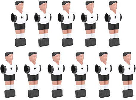 Tissting 11 Piezas De Futbolín para Hombres, Jugadores De Futbolín, Piezas De Repuesto para Jugadores De Balones De Fútbol De Mesa para Figuras De Fútbol De Mesa De 1,4 M (11x3.7cm/4.3x1.5in)