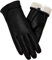 vislivin Touchscreen Handschuhe Damen Winter Lederhandschuhe Warme Leder SMS Handschuhe Glänzend Schwarz M