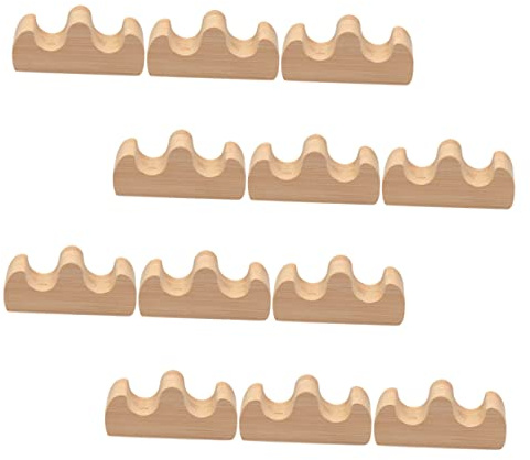 TEHAUX Portalápices de Caligrafía para Escritorio Base Estable, Material Sintético, Soporte para Pinceles Adecuado para Sala de Estudio, Pack de 10 Unidades