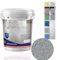 Epoxy Colored Sand Floor Paint, Epoxy Colored Sand Floor Paint 5 Gallon, High Gloss Marble Effect Garage Coating, Non-Slip, Waterproof, Indoor/Outdoor, Concrete, Tiles, Marble (Sesame gray)