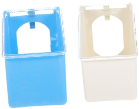 Comedero Colgante para Pájaros de Plástico, 2 Piezas