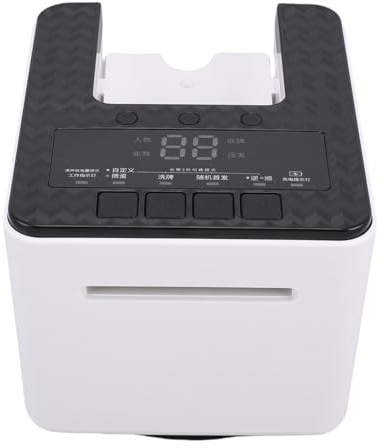 Plyisty Mescolatore Automatico di Carte, Macchina per Mescolare e Distribuire 2 in 1 Rotante a 360° con Motore a Basso Rumore per Poker Blackjack