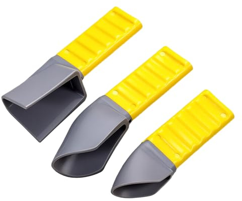 Set di 3 attrezzi multiuso per stuccare angoli con ergonomico, per progetti di stuccatura a lungo termine, facile da pulire, applicatore professionale per angoli e piastrelle