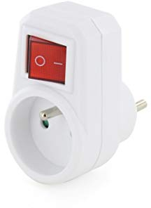 CHACON Prise Easy Switch on/Off 16A 3500W Blanc