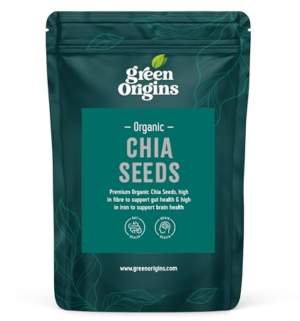 Green Origins Organic Chia Seeds, Raw 300g