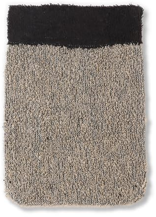 Eco Bath London Gant de bain chanvre sisal naturel noir 65 g