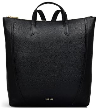 RADLEY London Kendal Terrace Women's Leather Medium Ziptop Backpack, Black