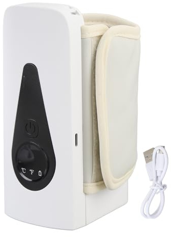 ZenithAur Scaldabiberon portatile controllo costante della temperatura per uso domestico/in viaggio, mantiene la nutrizione del latte, custodia scaldabiberon da viaggio