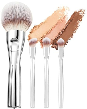 Makeupborstar i Set 4 i 1 Magnetiska Applikatorer för Makeup | Kit med Makeupborstar För Hemmabruk, , Studio, Resor, Bröllopsförberedelser, Fotograferingar, Dejtkvällar Och Festligheter
