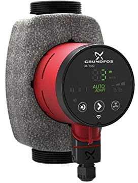 Grundfos Hocheffizienz-Umwälzpumpe Alpha2 32-40 180 mm