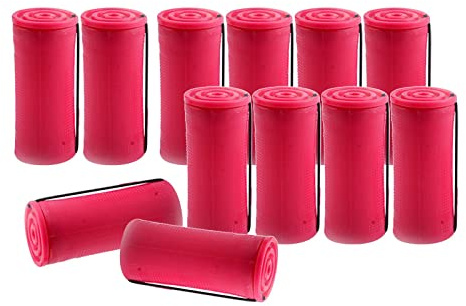Colcolo Perm Rods ing Hair No Heat Longs Cheveux Courts Bouclés Ondulés Permanente Bigoudis Kit de Coiffure avec Bande de, 12 pièces 3.5 cm