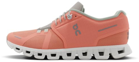 On Damen Cloud 5 Synthetic Textile Flamingo Pearl Trainer 36.5 EU