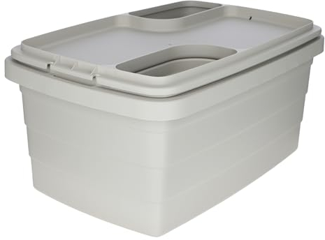 Kerbl Pet Erdbau für Kaninchenheim Bunny Base, Hasenbau, Kaninchenbau, grau, orange, 58x38,5x28,5cm, Kunststoff, Kaninchen, herausnehmbare Bodenwanne