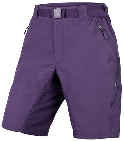 Endura Womens Hummvee Mountain Bike Baggy Cycling Short with Liner Heather, Medium