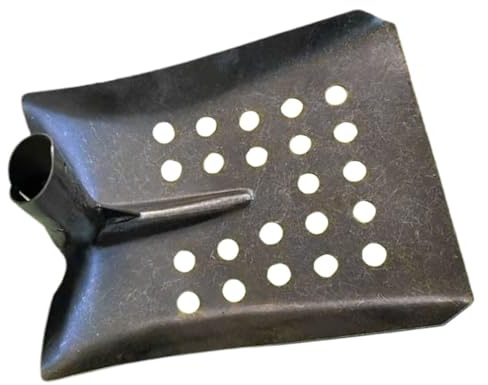 Toyvian Pala de Limpieza Multiusos para Estiércol de Aves de Corral Herramienta de Metálica para Limpieza de Diseño de Boca Grande y Ancha Resistente y Práctica