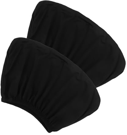 FIXOSHEE 2 pezzi Coprischienale Elastici per Sedia Ufficio in Poliestere Traspirante Protezione Schienale per Poltrona Alta Facili da Rimuovere e Lavare Design Minimalista per Casa e